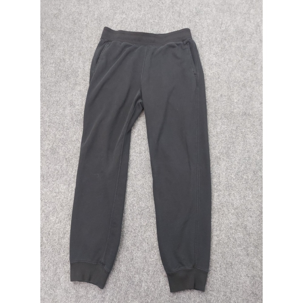 Uniqlo Jogger Pants Mens Medium Black Sweatpants Pull On Drawstring Pockets